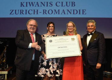 Kiwanis Club Zürich-Romandie Spende in höhe von 160'000CHF