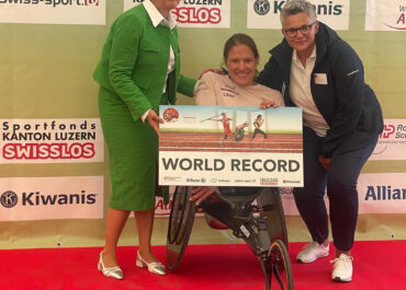 Catherine Debrunner Ehrung Weltrekord