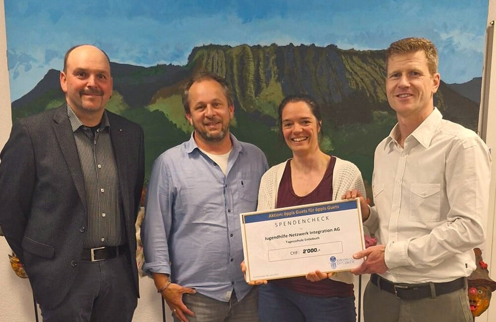 Kiwanis Club Entlebuch Jugendhilfe Netzwerk Integration AG Spende
